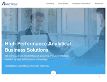 Tablet Screenshot of analyttica.com